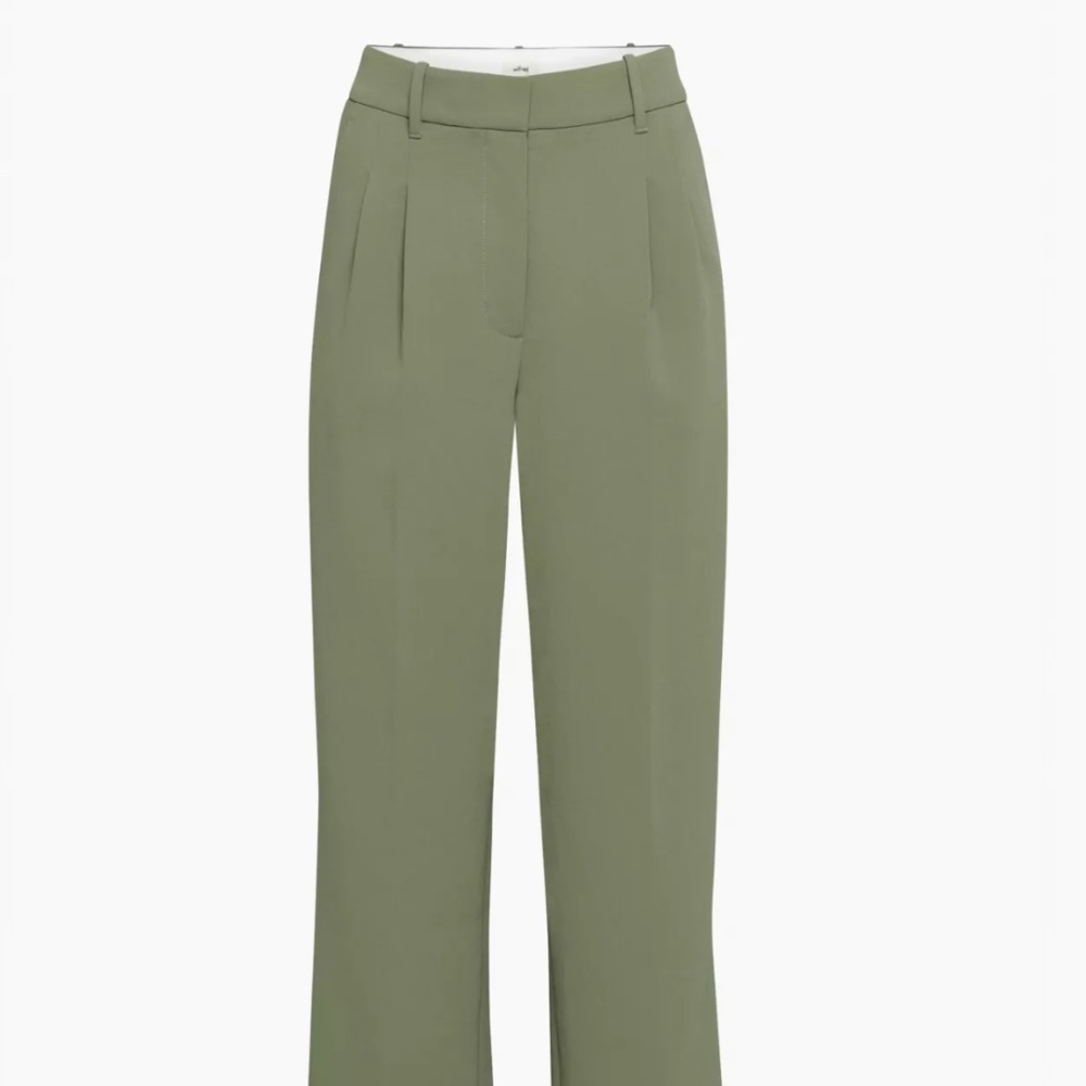 Wilfred Aritzia Light Green Effortless Pant